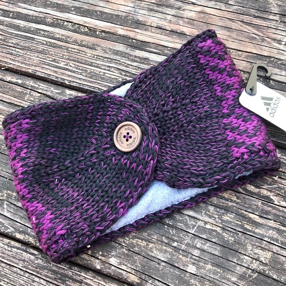 purple adidas headband